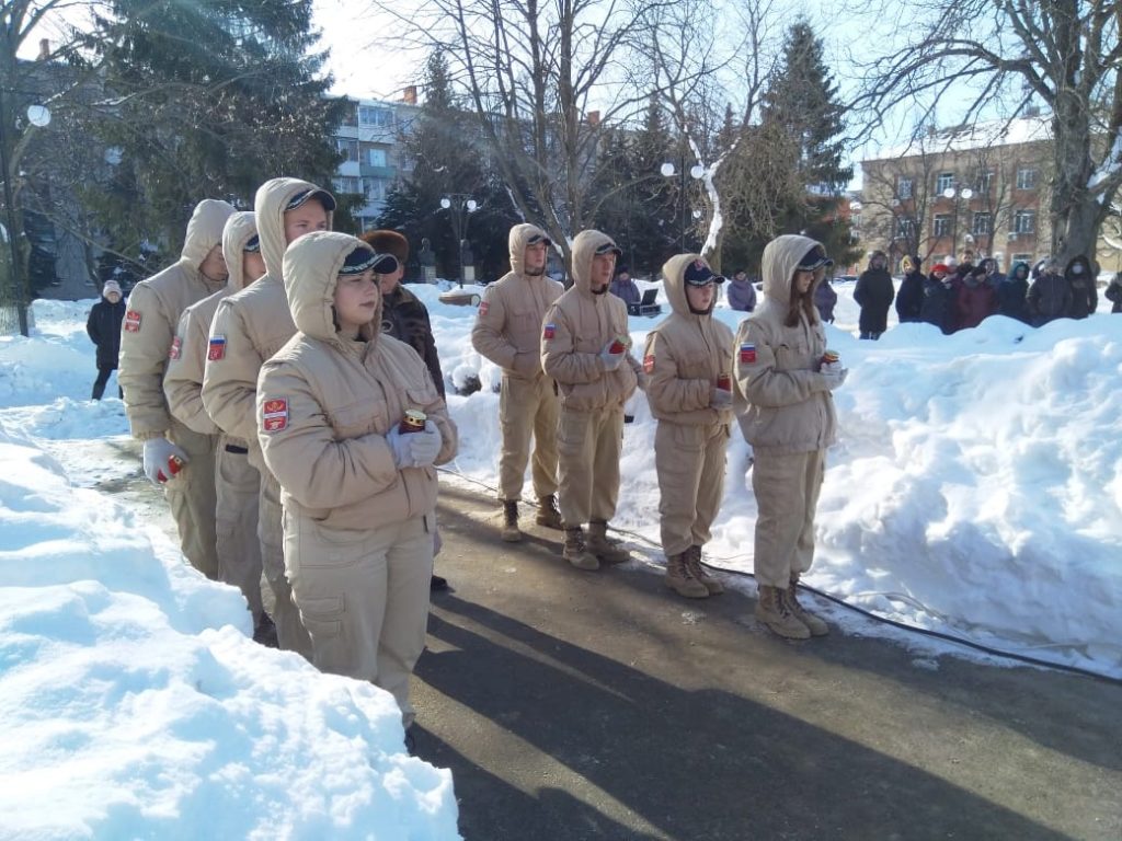 Митинг, посвященный Дню памяти о россиянах, исполнявшим служебный долг за пределами Отечества